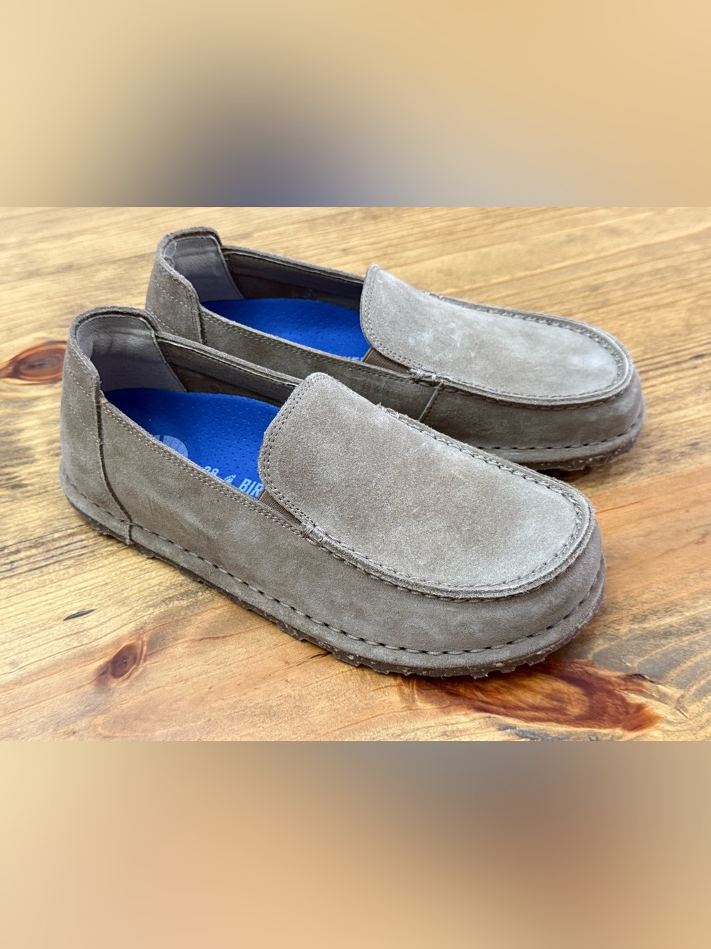 NWOB Birkenstock Utti Low Slip-On Grey Taupe